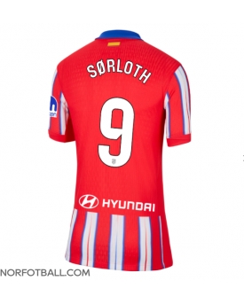 Billige Fotballdrakt Atletico Madrid Alexander Sorloth #9 Replika Hjemmedrakt Dame 2024-25 Kortermet